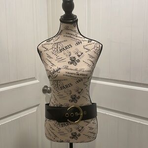 Time and Tru Women's Stretch Belt, Black Size L/XL